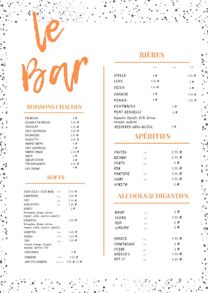 Le Sun Valley - Menu Image 1