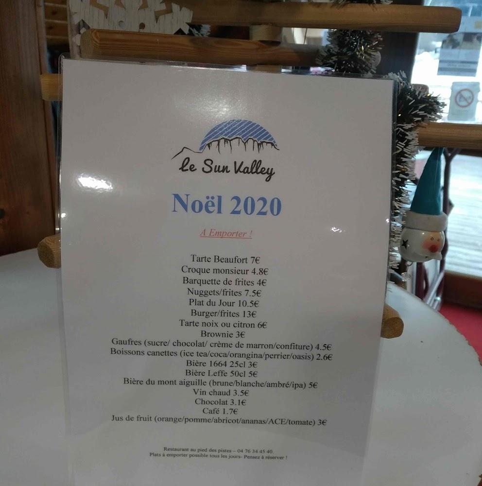 Le Sun Valley - Menu Image 3